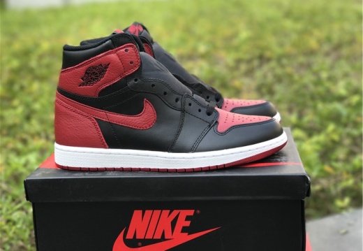 air jordan 1 retro bred banned 555088-001 40-47.5